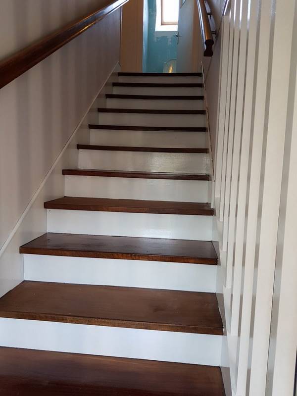 escalier blanc